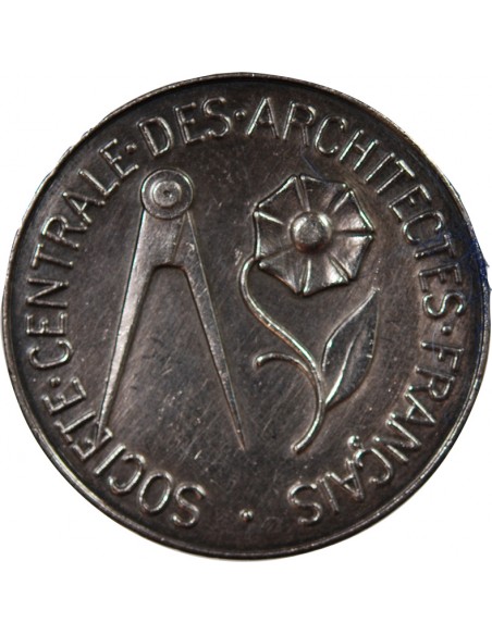 SOCIETE CENTRALE DES ARCHITECTES - MEDAILLE ARGENT - E. A. OUDINE