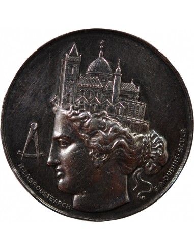 SOCIETE CENTRALE DES ARCHITECTES - MEDAILLE ARGENT - E. A. OUDINE
