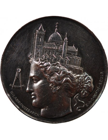 SOCIETE CENTRALE DES ARCHITECTES - MEDAILLE ARGENT - E. A. OUDINE