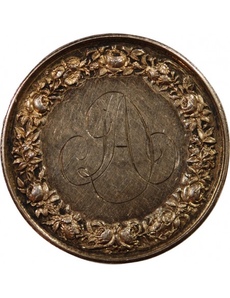 MARIAGE - MEDAILLE ARGENT DORE DEPAULIS - UNION DE D. ET DE A.
