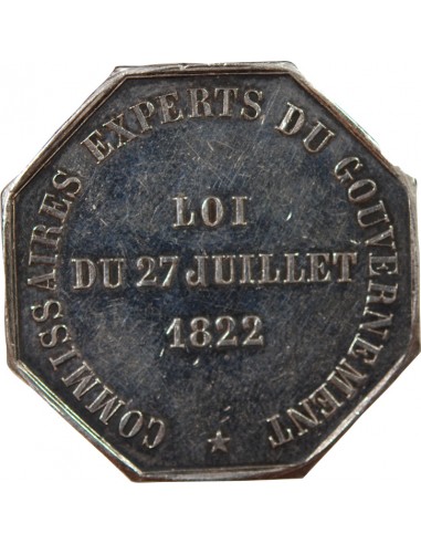 COMMISSAIRES EXPERTS DU GOUVERNEMENT - JETON ARGENT 1831