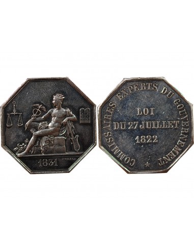 COMMISSAIRES EXPERTS DU GOUVERNEMENT - JETON ARGENT 1831