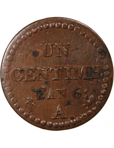 DIRECTOIRE - CENTIME DUPRÉ - AN 6 A PARIS