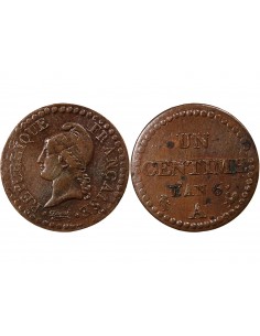 DIRECTOIRE - CENTIME DUPRÉ - AN 6 A PARIS 2