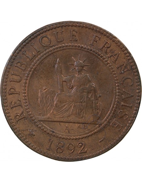 INDOCHINE FRANCAISE - 1 CENTIME 1892 A PARIS