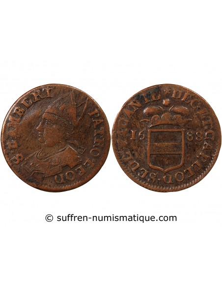 PRINCIPAUTE EPISCOPALE DE LIÈGE, SEDE VACANTE - LIARD - 1688, LIEGE