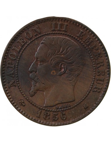 NAPOLEON III - 2 CENTIMES TETE NUE 1856 K BORDEAUX