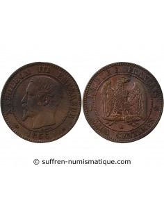 NAPOLEON III - 2 CENTIMES TETE NUE 1856 K BORDEAUX