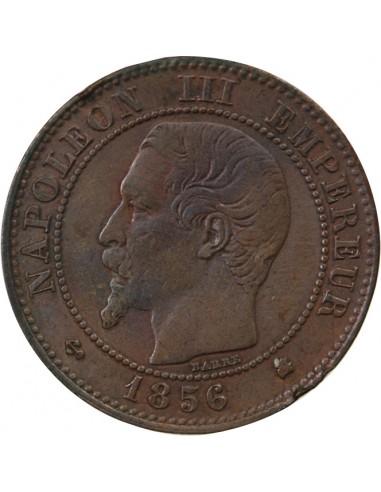 NAPOLEON III - 2 CENTIMES TETE NUE 1856 K BORDEAUX