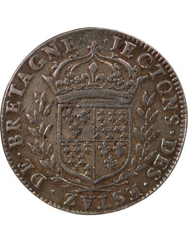 ETATS DE BRETAGNE, LOUIS XIV – JETON ARGENT nd (1657-1675) Daniel 17