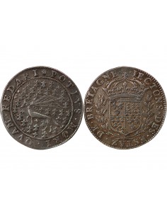 ETATS DE BRETAGNE, LOUIS XIV – JETON ARGENT nd (1657-1675) Daniel 17 2