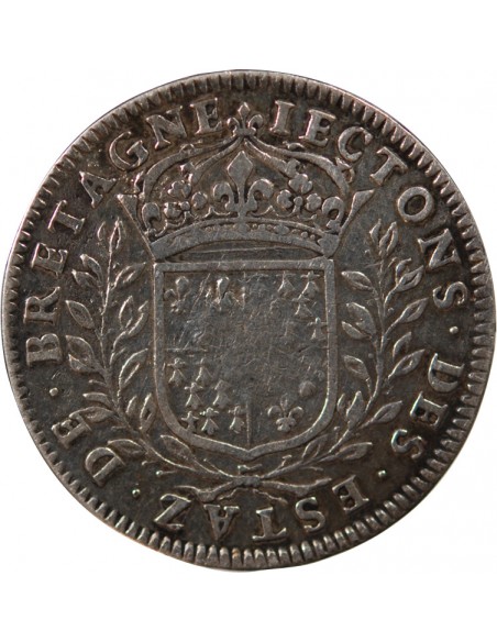 ETATS DE BRETAGNE, LOUIS XIV – JETON ARGENT nd (1657-1675) Daniel 18