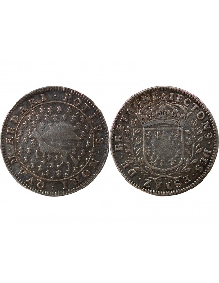 ETATS DE BRETAGNE, LOUIS XIV – JETON ARGENT nd (1657-1675) Daniel 18