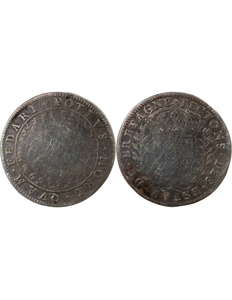 ETATS DE BRETAGNE, LOUIS XIV – JETON ARGENT nd (1657-1675) Daniel 18