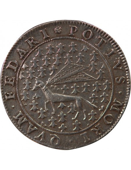 ETATS DE BRETAGNE, LOUIS XIV – JETON ARGENT nd (1661) NANTES Daniel 20