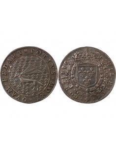 ETATS DE BRETAGNE, LOUIS XIV – JETON ARGENT nd (1661) NANTES Daniel 20 2
