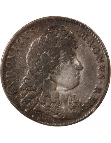 ETATS DE BRETAGNE, LOUIS XIV – JETON ARGENT 1683 VITRE Daniel 27
