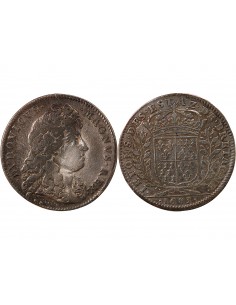 ETATS DE BRETAGNE, LOUIS XIV – JETON ARGENT 1683 VITRE Daniel 27 2