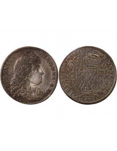 ETATS DE BRETAGNE, LOUIS XIV – JETON ARGENT 1683 VITRE Daniel 27