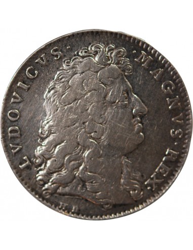 ETATS DE BRETAGNE, LOUIS XIV – JETON ARGENT 1685 DINAN Daniel 29