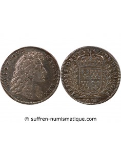 ETATS DE BRETAGNE, LOUIS XIV – JETON ARGENT 1683 VITRE Daniel 27