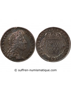 ETATS DE BRETAGNE, LOUIS XIV – JETON ARGENT 1691 VANNES Daniel 40