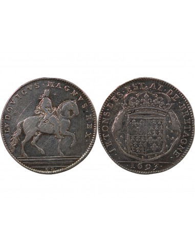 ETATS DE BRETAGNE, LOUIS XIV – JETON ARGENT 1693 VANNES Daniel 43