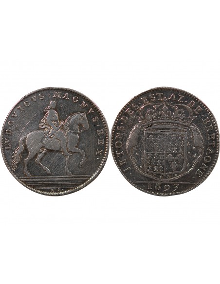 ETATS DE BRETAGNE, LOUIS XIV – JETON ARGENT 1693 VANNES Daniel 43