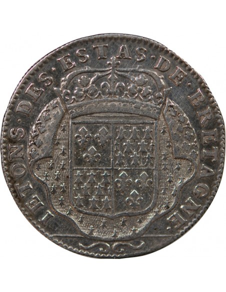 ETATS DE BRETAGNE, LOUIS XIV – JETON ARGENT nd 1699 VANNES Daniel 47