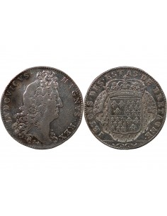 ETATS DE BRETAGNE, LOUIS XIV – JETON ARGENT nd 1699 VANNES Daniel 47 2