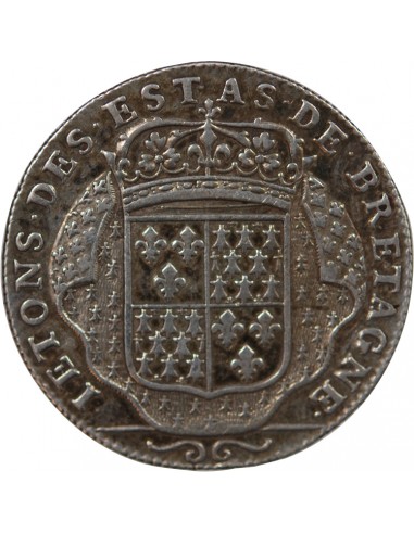ETATS DE BRETAGNE, LOUIS XIV – JETON ARGENT nd 1699 VANNES Daniel 49
