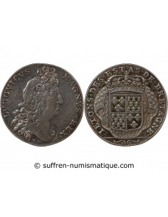 ETATS DE BRETAGNE, LOUIS XIV – JETON ARGENT nd 1699 VANNES Daniel 49
