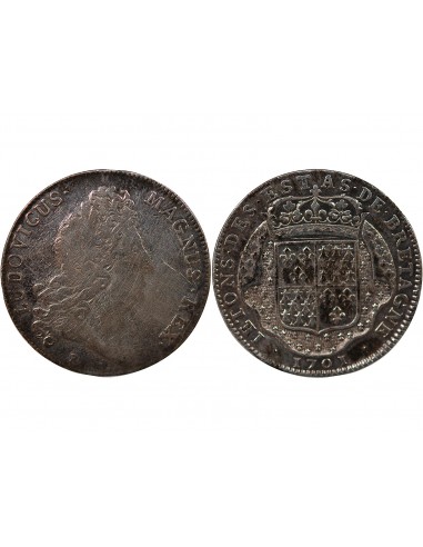 Louis XIV 1 jeton Argent 1701 T Nantes