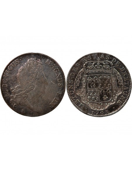 Louis XIV 1 jeton Argent 1701 T Nantes