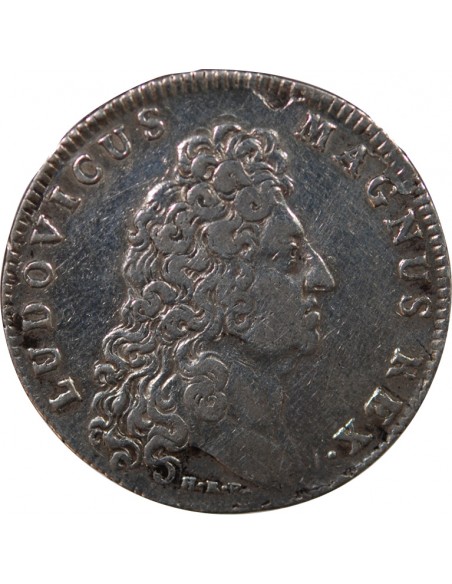 Louis XIV 1 jeton Argent 1703 Vannes