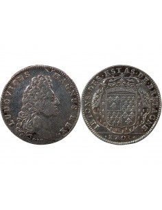 Louis XIV 1 jeton Argent 1703 Vannes 2