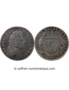 Louis XIV 1 jeton Argent 1703 Vannes