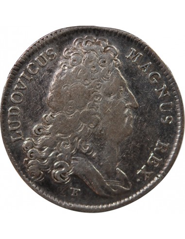ETATS DE BRETAGNE, LOUIS XIV – JETON ARGENT 1705 VITRE Daniel 58