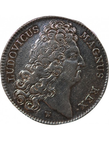 ETATS DE BRETAGNE, LOUIS XIV – JETON ARGENT 1707 DINAN Daniel 60