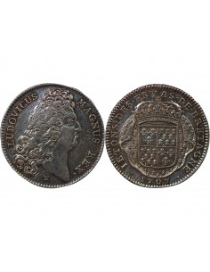 ETATS DE BRETAGNE, LOUIS XIV – JETON ARGENT 1707 DINAN Daniel 60 2
