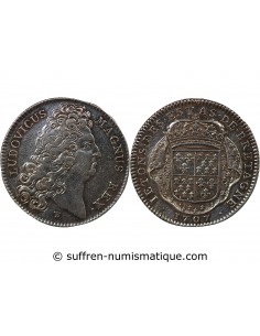 ETATS DE BRETAGNE, LOUIS XIV – JETON ARGENT 1707 DINAN Daniel 60