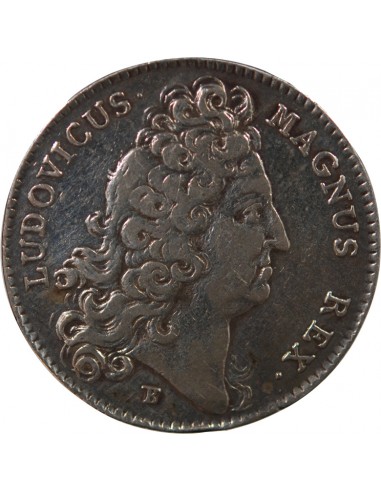 ETATS DE BRETAGNE, LOUIS XIV – JETON ARGENT 1711 DINAN Daniel 66
