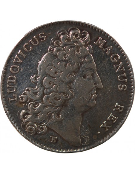 ETATS DE BRETAGNE, LOUIS XIV – JETON ARGENT 1711 DINAN Daniel 66