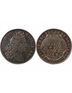 ETATS DE BRETAGNE, LOUIS XIV – JETON ARGENT 1711 DINAN Daniel 66 2