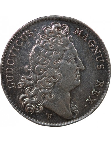 ETATS DE BRETAGNE, LOUIS XIV – JETON ARGENT 1711 DINAN Daniel 67
