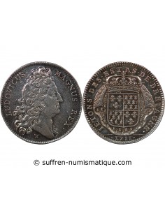 ETATS DE BRETAGNE, LOUIS XIV – JETON ARGENT 1711 DINAN Daniel 67