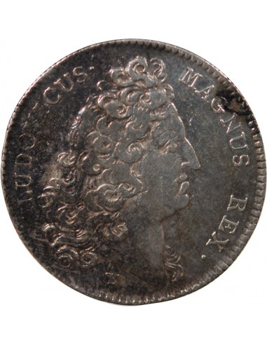 ETATS DE BRETAGNE, LOUIS XIV – JETON ARGENT 1715 SAINT BRIEUC Daniel 73