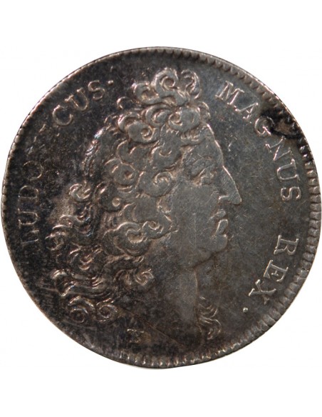 ETATS DE BRETAGNE, LOUIS XIV – JETON ARGENT 1715 SAINT BRIEUC Daniel 73