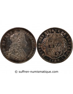 ETATS DE BRETAGNE, LOUIS XV – JETON ARGENT 1722 NANTES Daniel 76