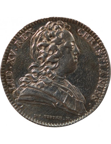 ETATS DE BRETAGNE, LOUIS XV – JETON ARGENT 1726 SAINT BRIEUC Daniel 79